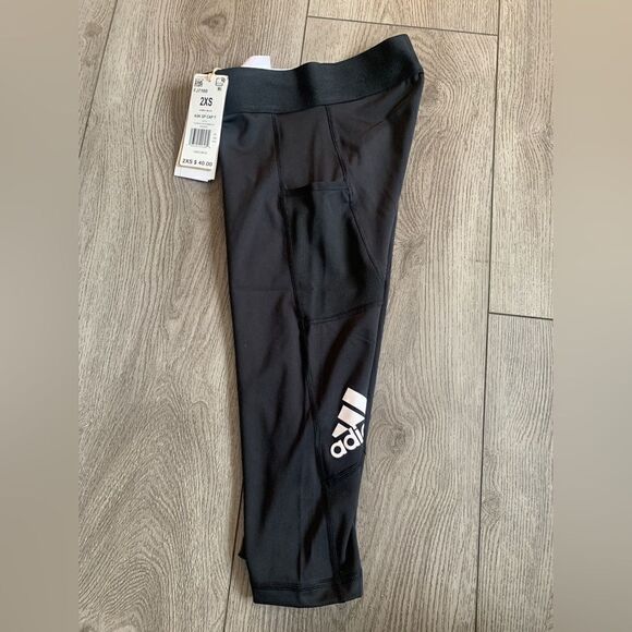 adidas Women's Alphaskin Sport Capri Tight - Picture 4 of 8